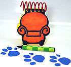 BLUES CLUES HANDY DANDY JOES NOTEBOOK CARDSTOCK PAGES THINKING CHAIR 