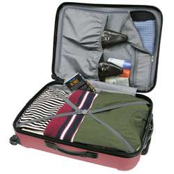 Travelers Choice Freedom 3 piece Hardside Spinner Luggage Set 