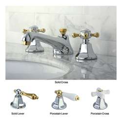 Metropolitan Chrome/ Brass Widespread Bathroom Faucet  