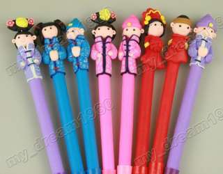 Lots 8pcs Kids Cute Collectable Polymer Clay Pens  