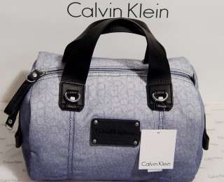 NEW Calvin Klein CK Logo Denim Bag Tote Purse Handbag  