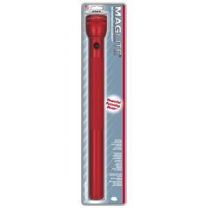 New Maglite 6 D Cell Flashlight Red High Strength Aluminum Alloy Case 