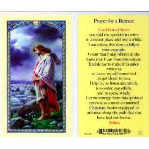   for a Retreat Holy Card (800 487)   10 pack (E24 784)