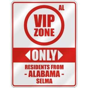   RESIDENTS FROM SELMA  PARKING SIGN USA CITY ALABAMA