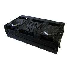   Hard DJ Travel Flight Case For Two 10 CD Players + 12 Mixer  