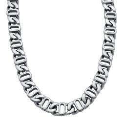 Stainless Steel 24 inch Mariner Link Chain Necklace  