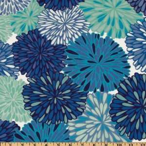  44 Wide Valori Wells Wrenly Bloom Cobalt Blue Fabric By 