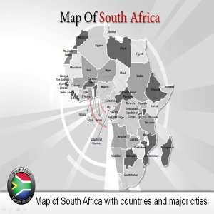  Africa Powerpoint Map Template   Africa Map Powerpoint PPT 