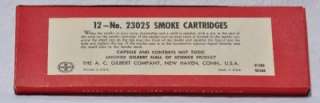 American Flyer 12  No. 23025 Smoke Cartridges w/OB Mint  