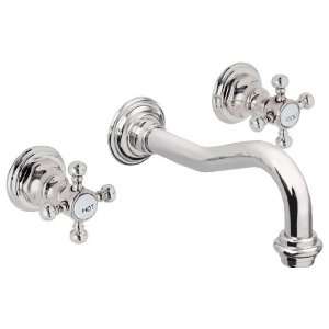 California Faucets TO V6102 7 LSG Vessel Lavatory Wall Faucet Trim 