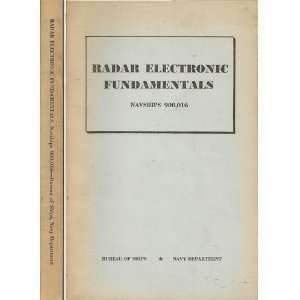  Radar Electronic Fundamentals, Navships 900,016 Bureau of 