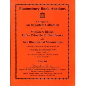  Bloomsbury Book Auctions Catalogue of An Important 