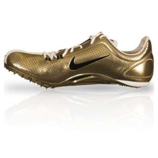   ZOOM JA Powercat Track Running Spike Cleats Shoes gold chrome NEW