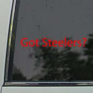  Got Steelers? Red Decal Pittsburgh Truck Window Red 