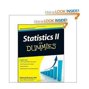  Statistics II for Dummies 1st (first) edition 