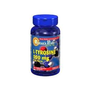  L Tyrosine 500 mg  500 mg 50 Capsules Health & Personal 