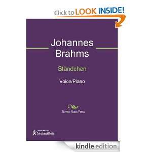 Staendchen Sheet Music Johannes Brahms  Kindle Store