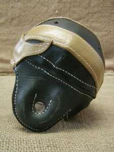 RARE Vintage Mini Leather Football Helmet Antique Ball  