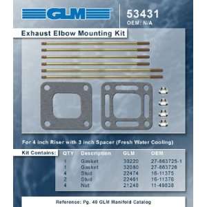  EXHAUST ELBOW MOUNTING KIT  GLM Part Number 53431 