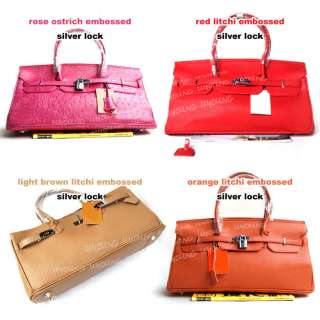   /Ostrich/Croc embossed lock bag Long Style lady handbag w58  