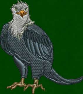 SET OF 10 REALISTIC EAGLE MACHINE EMBROIDERY DESIGNS CD  