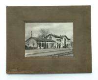 RARE CDV TURKEY ADRIANOPLE EDIRNE TRAIN STATION 1913 *  