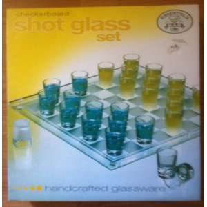  Checkerboard Shot Glaas Set Toys & Games