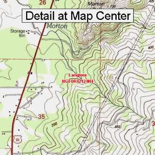   Map   Langlois, Oregon (Folded/Waterproof)