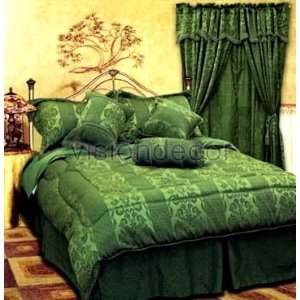   Tone Jacquard King Bed in a Bag Comforter Bedding Set