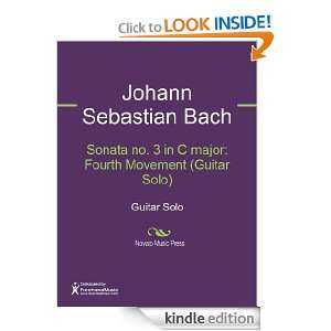 Sonata no. 3 in C major Fourth Movement (Guitar Solo) Sheet Music 