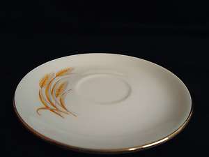 Golden Wheat 22 karat Gold Pattern 6 Saucer Plate  