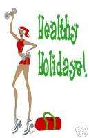 healthy holidays Christmas cards African American  