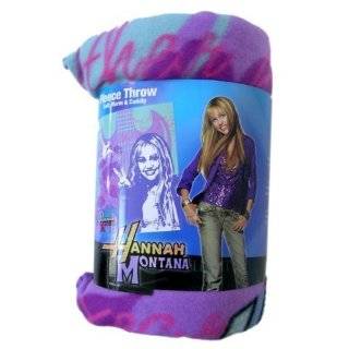 Disney Hannah Montana Rock star Fleece Throw