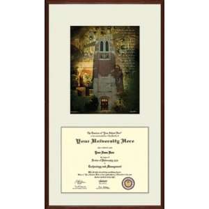  Michigan State University Diploma Frame Beaumont Tower 