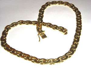 Rare Vintage Tiffany & Co. Solid 18K Gold Chain Necklace 16 1/4 41.4 