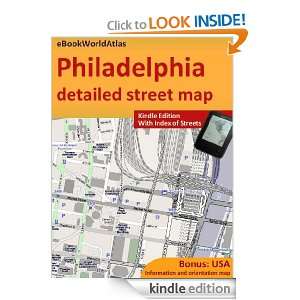 Map of Philadelphia (USA) eBookWorldAtlas Team  Kindle 