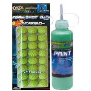 Battle M.A.X Markerball Paint & FOAM SHOT Balls (Green)  