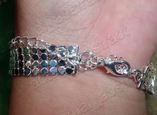 FREE wholesale24xczech rhinestone crystal bracelet cuff  