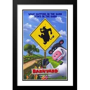 Barnyard 20x26 Framed and Double Matted Movie Poster   Style A   2006