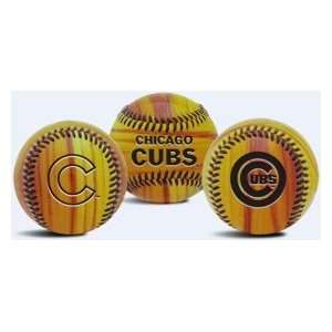  Chicago Cubs MLB Wood Grain Baseball