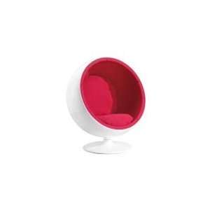  Zuo Mib Lounge Chair Red