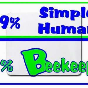  49% Simple Human 51% Beekeeper Mousepad