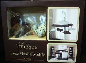 NIB Little Boutique Nursery Collection Mobile ♥ Light Blue NEW 