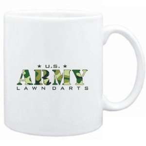 Mug White  US ARMY Lawn Darts / CAMOUFLAGE  Sports  