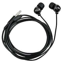 Black Universal 3.5 mm Stereo Headset with On Off and Mic   