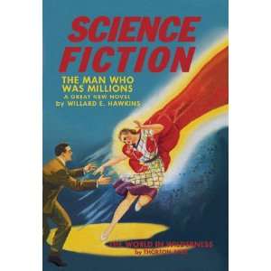 Science Fiction Captured by the Red Giant 20x30 poster  