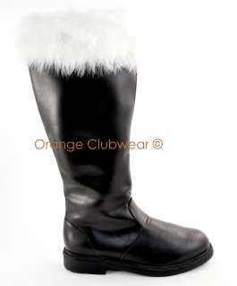  Mens Santa Claus Christmas Xmas Costume Boots 885487043913  