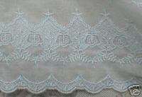 RACHEL ASHWELL window PANEL White Lace curtains drapes  