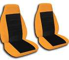 CHEVY HHR checkers blk/orange front car seat covers,OTH