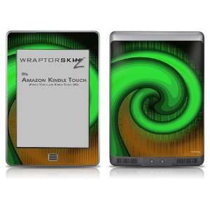     Kindle Touch Skin   Alecias Swirl 01 Green 